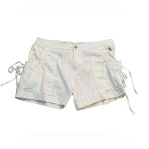 Baby Phat White Drawstring Shorts